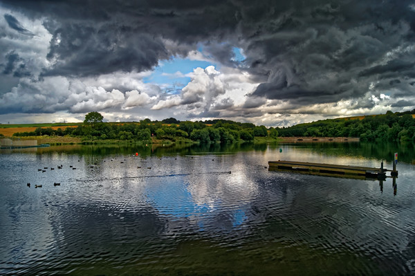 Storm Clouds over Ulley                  Picture Board by Darren Galpin
