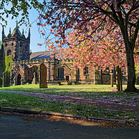 Buy canvas prints of St Mary Magdalene Church, Whiston                  by Darren Galpin