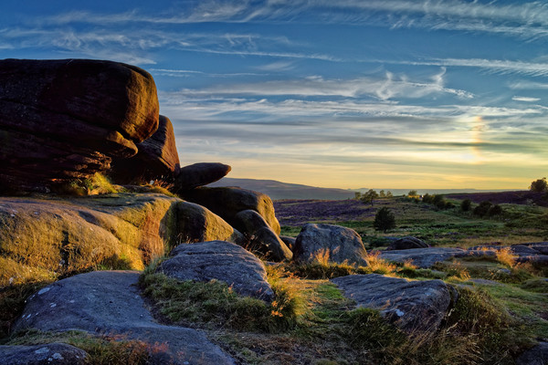 Owler Tor Sunset                                Picture Board by Darren Galpin