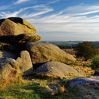 Buy canvas prints of Owler Tor and Lawrence Field                       by Darren Galpin