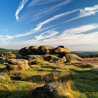 Buy canvas prints of Owler Tor with Dramatic Sky                       by Darren Galpin