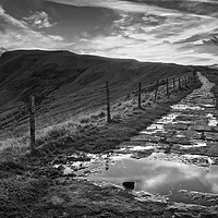 Buy canvas prints of Great Ridge Mono Sunset                      by Darren Galpin