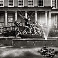Buy canvas prints of Neptune's Fountain, Cheltenham                     by Darren Galpin