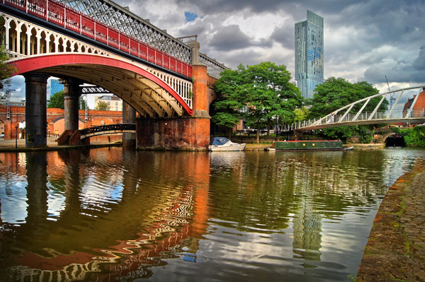Castlefield and Beetham Tower, Manchester          Picture Board by Darren Galpin