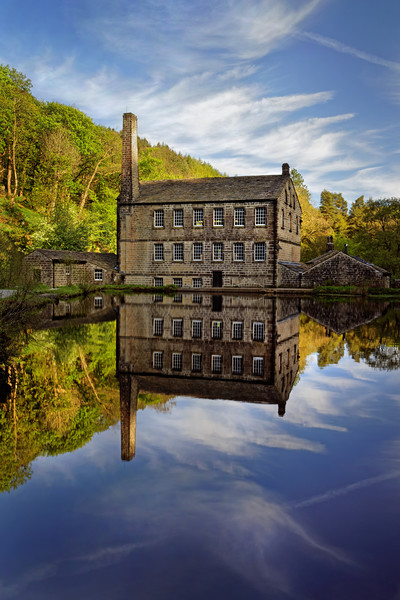 Portrait of Gibson Mill                            Picture Board by Darren Galpin