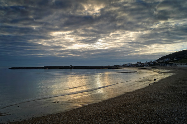 Lyme Regis Sunset                      Picture Board by Darren Galpin