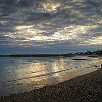 Buy canvas prints of Lyme Regis Sunset                      by Darren Galpin