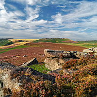Buy canvas prints of View from Over Owler Tor                     by Darren Galpin