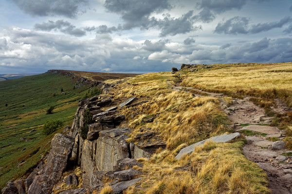 View along Stanage Edge                            Picture Board by Darren Galpin