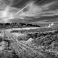 Buy canvas prints of Footpath to Stanage Edge                      by Darren Galpin
