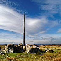 Buy canvas prints of Stanage Pole, Peak District                       by Darren Galpin