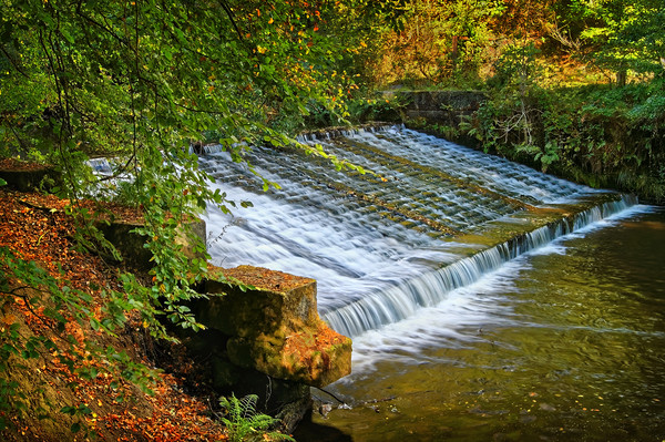 Loxley Weir                        Picture Board by Darren Galpin