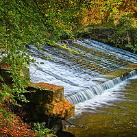 Buy canvas prints of Loxley Weir                        by Darren Galpin