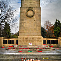 Buy canvas prints of War Memorial,Clifton Park,Rotherham                by Darren Galpin