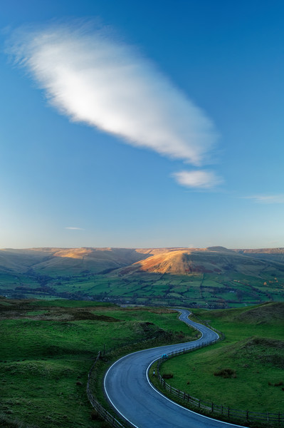 Long and Winding Road To Edale                   Picture Board by Darren Galpin
