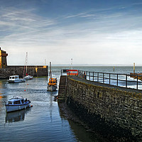 Buy canvas prints of Lynmouth Harbour                        by Darren Galpin