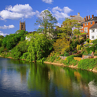 Buy canvas prints of River Exe at Tiverton by Darren Galpin