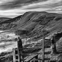 Buy canvas prints of Footpath To Mam Tor                               by Darren Galpin
