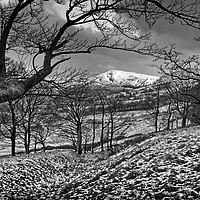 Buy canvas prints of Hope Valley in Winter                      by Darren Galpin