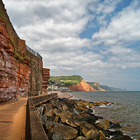 Buy canvas prints of Coastline at Sidmouth                        by Darren Galpin