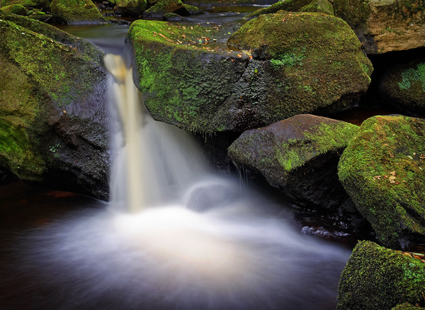 Ballerina Falls at Padley Gorge                    Picture Board by Darren Galpin