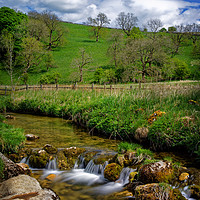 Buy canvas prints of  Gordale Beck                               by Darren Galpin