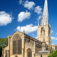 Buy canvas prints of Chesterfield Crooked Spire    by Darren Galpin