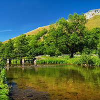 Buy canvas prints of River Wye at Monsal Dale                       by Darren Galpin