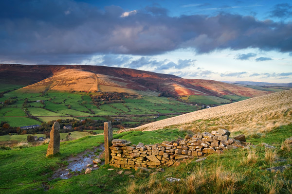 Hollins Cross & Vale of Edale                      Picture Board by Darren Galpin
