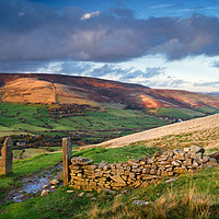 Buy canvas prints of Hollins Cross & Vale of Edale                      by Darren Galpin