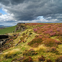 Buy canvas prints of Stanage Edge                     by Darren Galpin