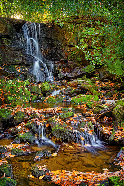 Porter Clough Waterfalls                           Picture Board by Darren Galpin