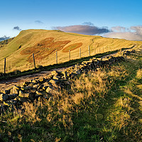 Buy canvas prints of Footpath to Mam Tor                      by Darren Galpin