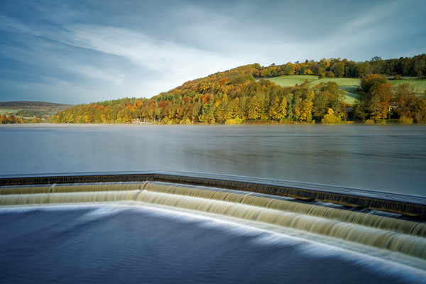 Damflask Reservoir & Spillway                      Picture Board by Darren Galpin