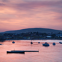 Buy canvas prints of Swanage Sunset                    by Darren Galpin