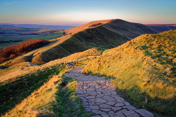  Rushup Edge from Mam Tor                          Picture Board by Darren Galpin