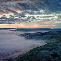 Buy canvas prints of Hope Valley Inversion                              by Darren Galpin
