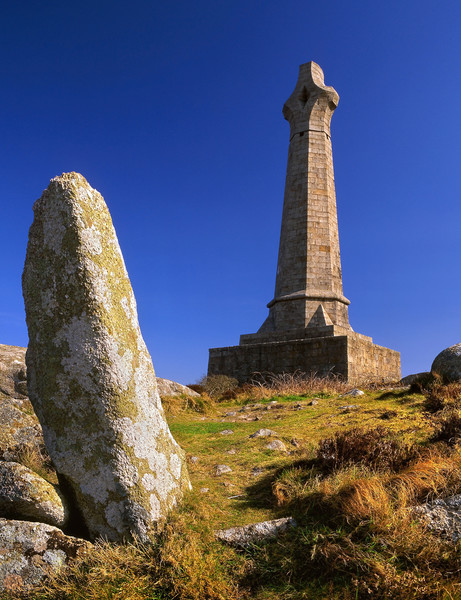 Basset Monument at Carn Brea Picture Board by Darren Galpin