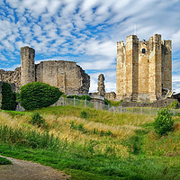 Buy canvas prints of Conisbrough Castle  by Darren Galpin