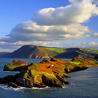 Buy canvas prints of Watermouth Cove, North Devon by Darren Galpin