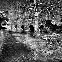 Buy canvas prints of Bury Bridge & River Haddeo                       by Darren Galpin