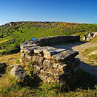 Buy canvas prints of Lookout from Baslow Edge                        by Darren Galpin