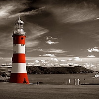 Buy canvas prints of Smeatons Tower on Plymouth Hoe by Darren Galpin