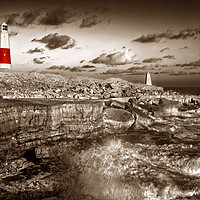 Buy canvas prints of Portland Bill Lighthouse                           by Darren Galpin