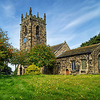 Buy canvas prints of St Michael's Church, Emley                         by Darren Galpin