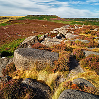Buy canvas prints of View from Over Owler Tor                      by Darren Galpin