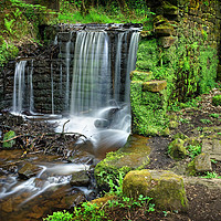 Buy canvas prints of Upper Cut Wheel,Rivelin  by Darren Galpin