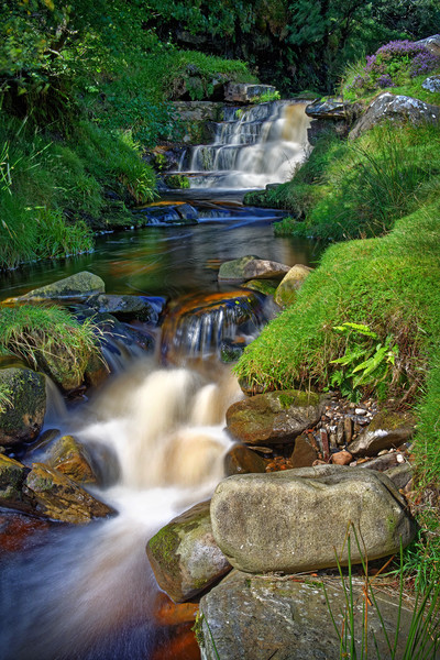 Grindsbrook Waterfalls                             Picture Board by Darren Galpin