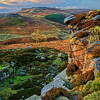 Buy canvas prints of Burbage Valley Landscape                           by Darren Galpin