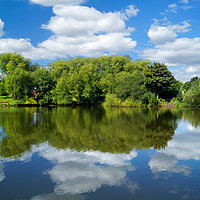 Buy canvas prints of Bolton Brick Ponds                                by Darren Galpin